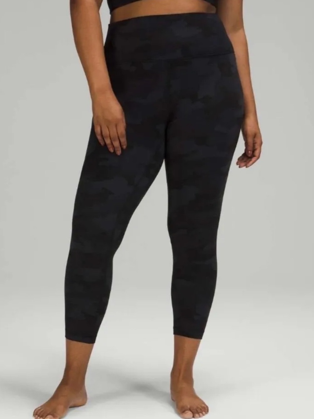 Lululemon Align Pant 25" Heritage 365 Camo Deep Coal Multi